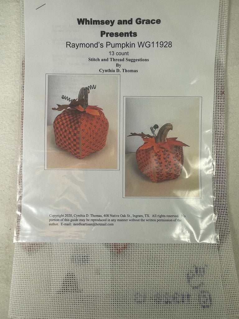 * Whimsy and Grace WG11928-13 Raymond's Pumpkin with Guide