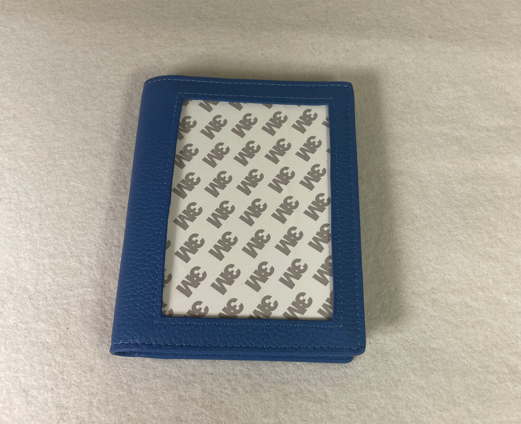 Rachel Barri Self Finishing Passport Cover- Cadet Blue