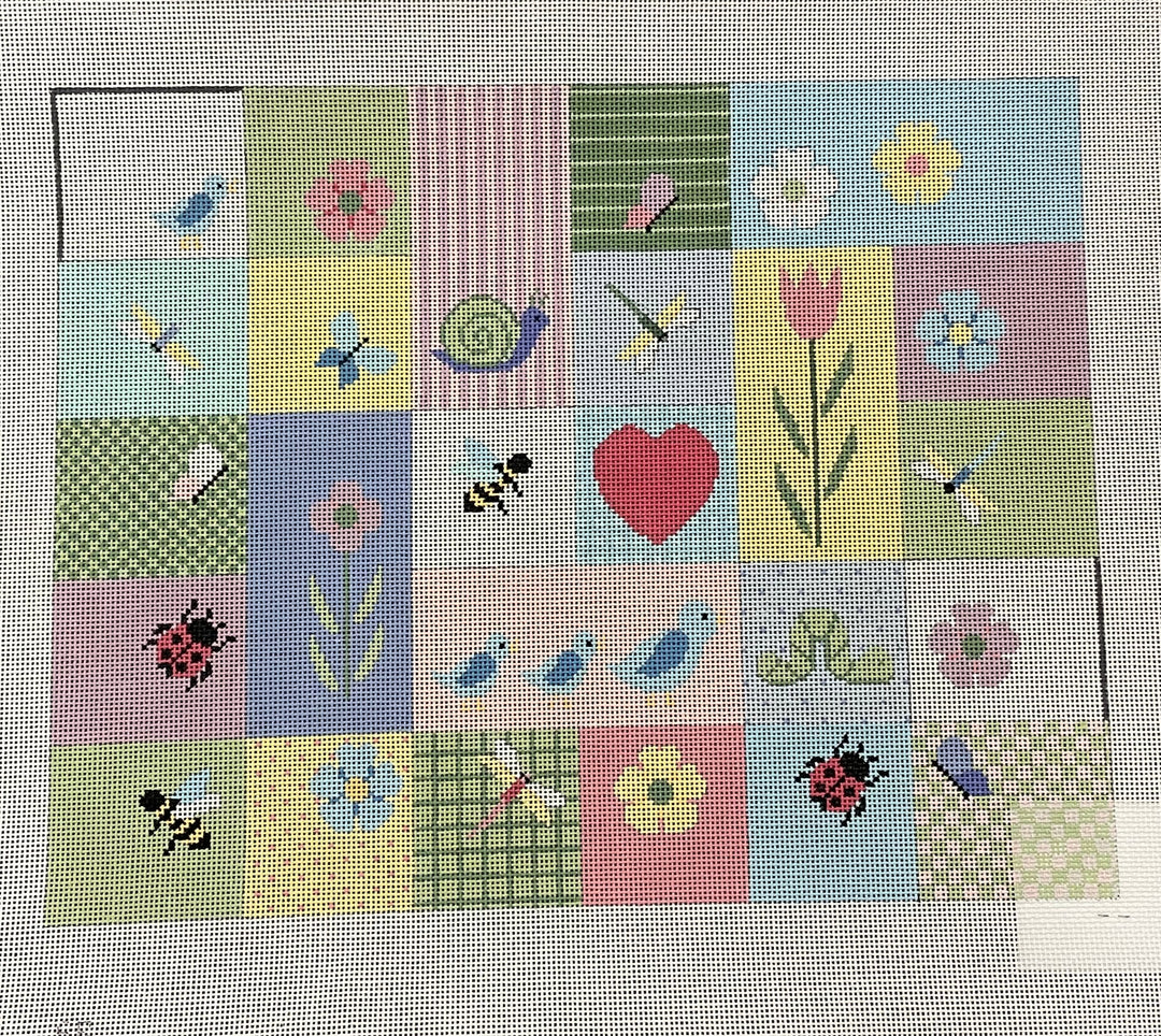 *SALE Susan Roberts Needlepoint 2343 Flower Patches