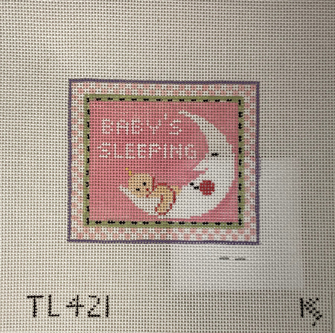 * Kathy Schenkel TL421 Baby Sleeping- Pink