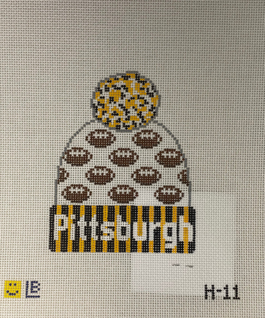 * Lauren Bloch Designs H11 Beanie- Pittsburgh Steelers Football