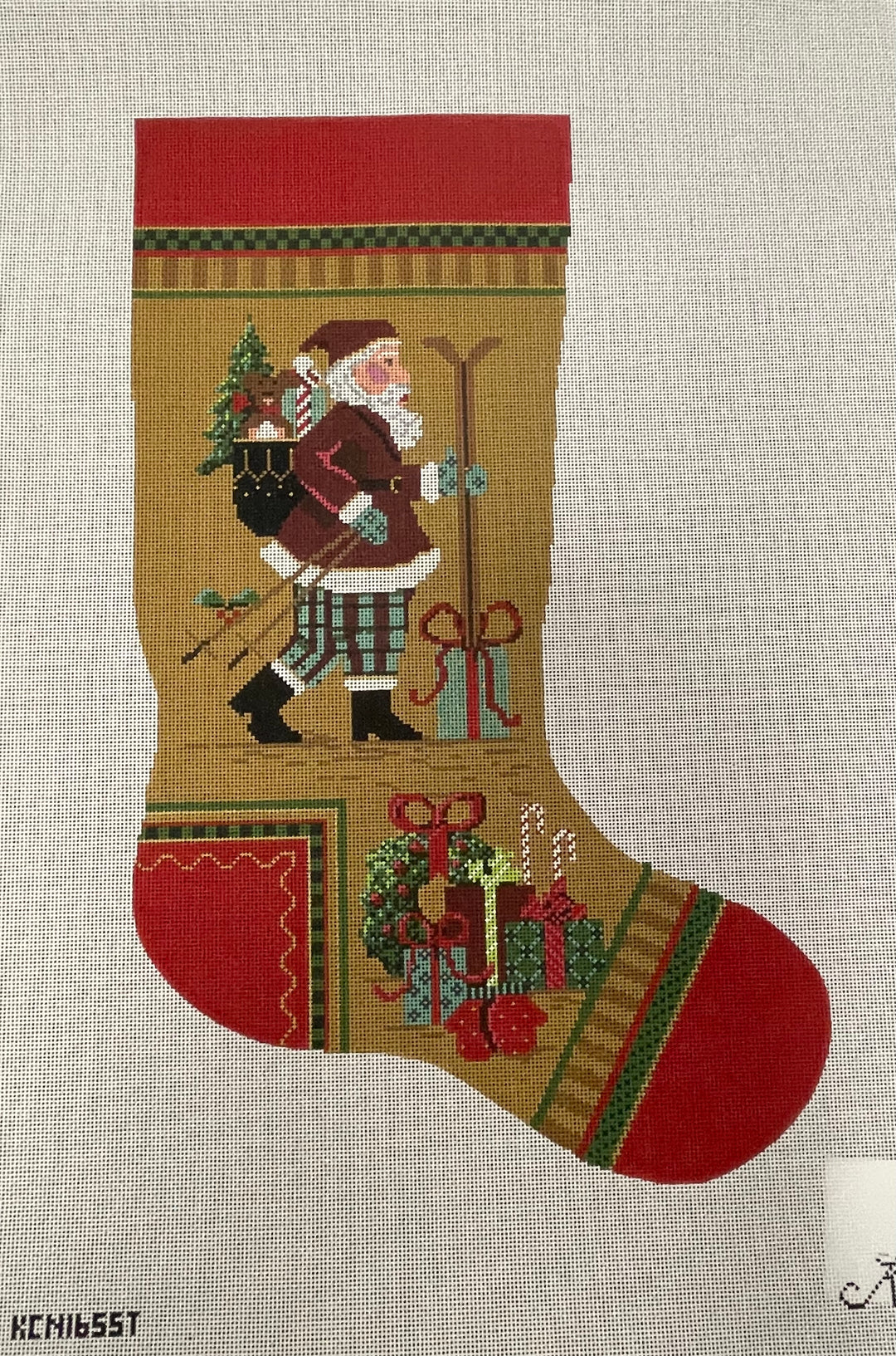 * KCN Designs 165ST Skiing Santa