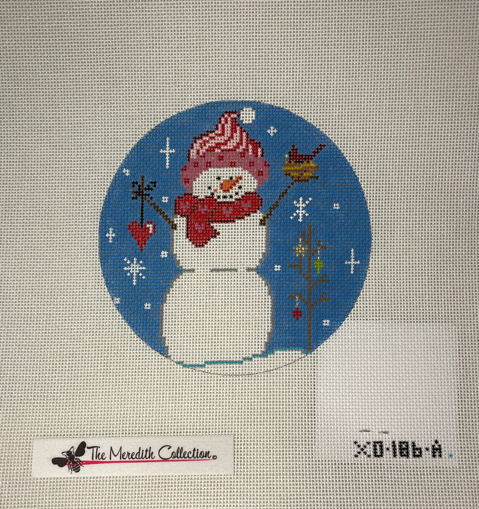 * Meredith Collection XO186A Snowman with Cardinal