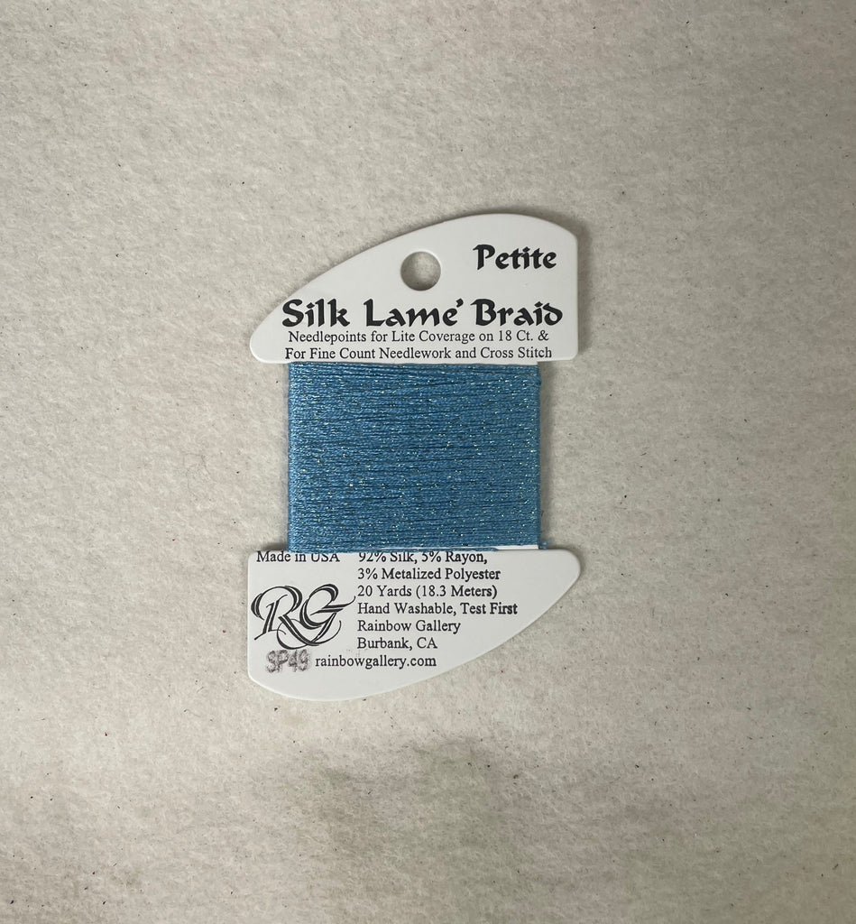 Petite Silk Lame Braid SP49 China Blue