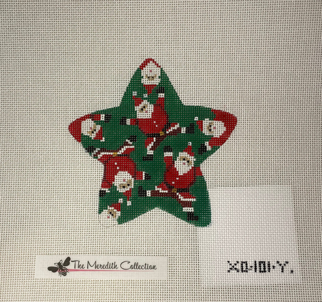 * Meredith Collection XO101Y Santamania Star ornament