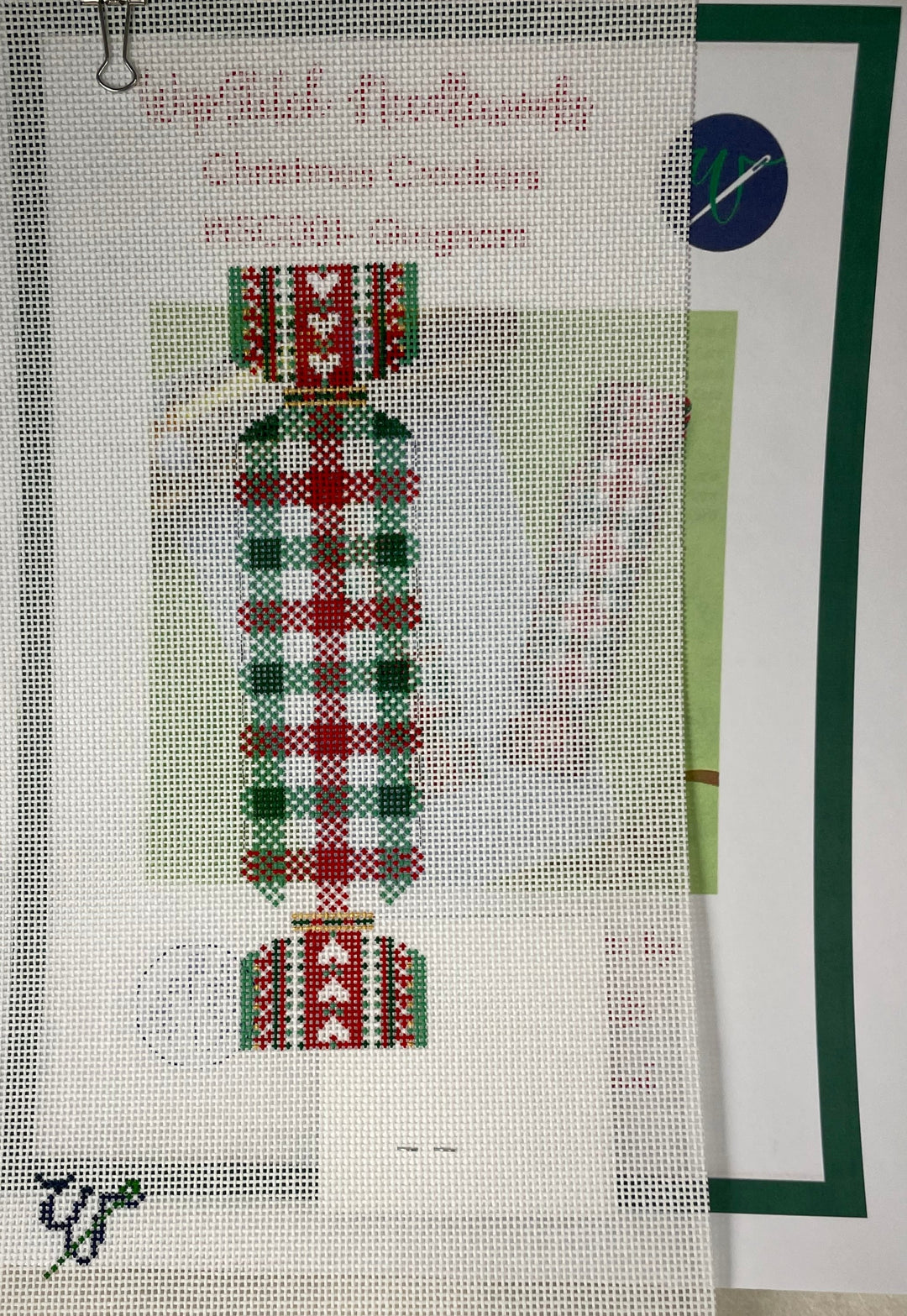 *SALE Wipstitch Needleworks 001 Gingham Cracker (with Stitch Guide)
