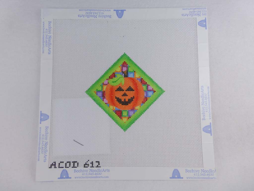 A Collection of Designs 612 Green Boarder Pumpkin