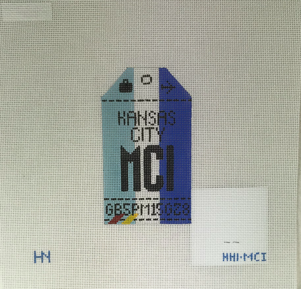 * Hedgehog Needlepoint HH1MCI Kansas City