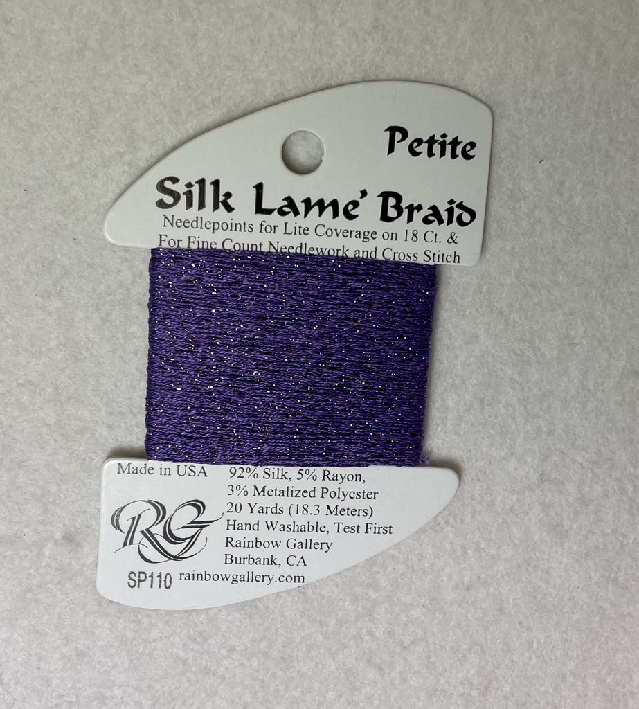 Petite Silk Lame Braid SP110 Dark Violet