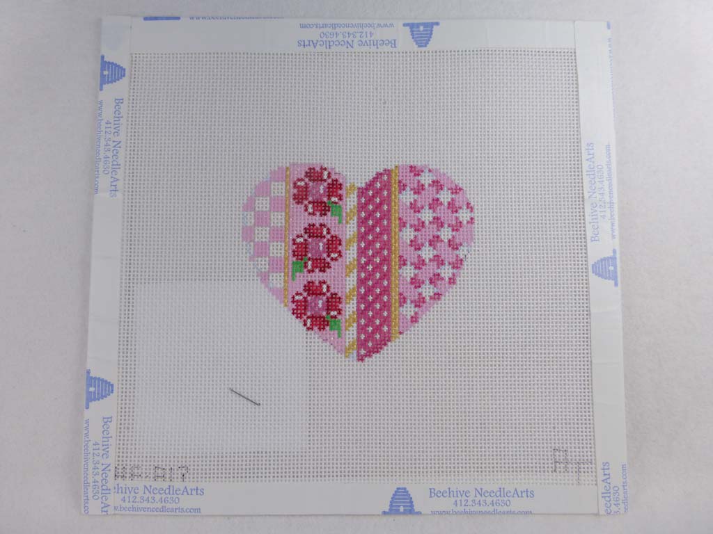 Associated Talents HE817 Pink Vertical Pattern Hearts