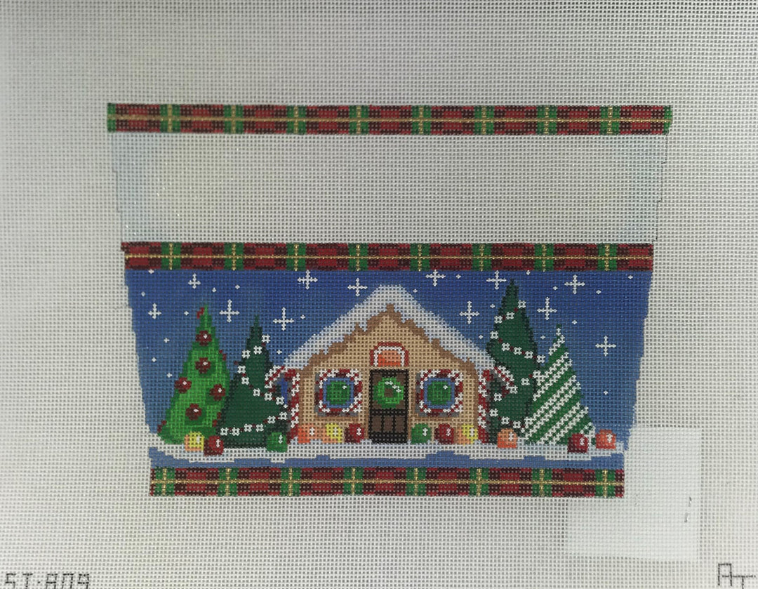 Associated Talents, Inc. ST809 Gingerbread House Stocking