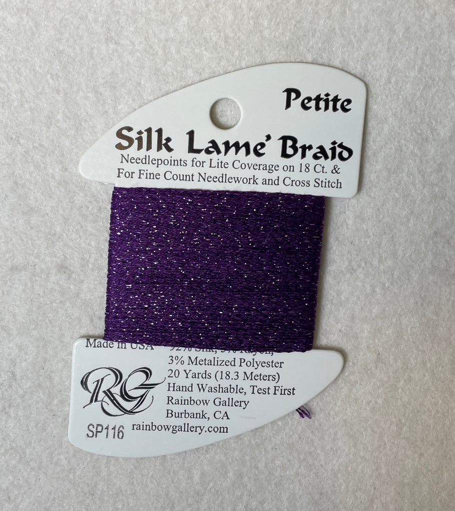Petite Silk Lame Braid SP116 Medium Violet
