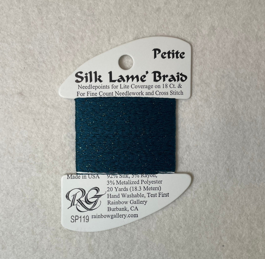 Petite Silk Lame Braid SP119 Blue Sapphire