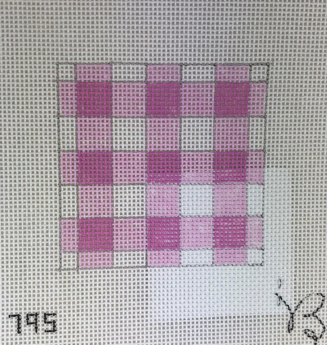 * Beth Grantz Designs 120 795PW Gingham, Pink/White