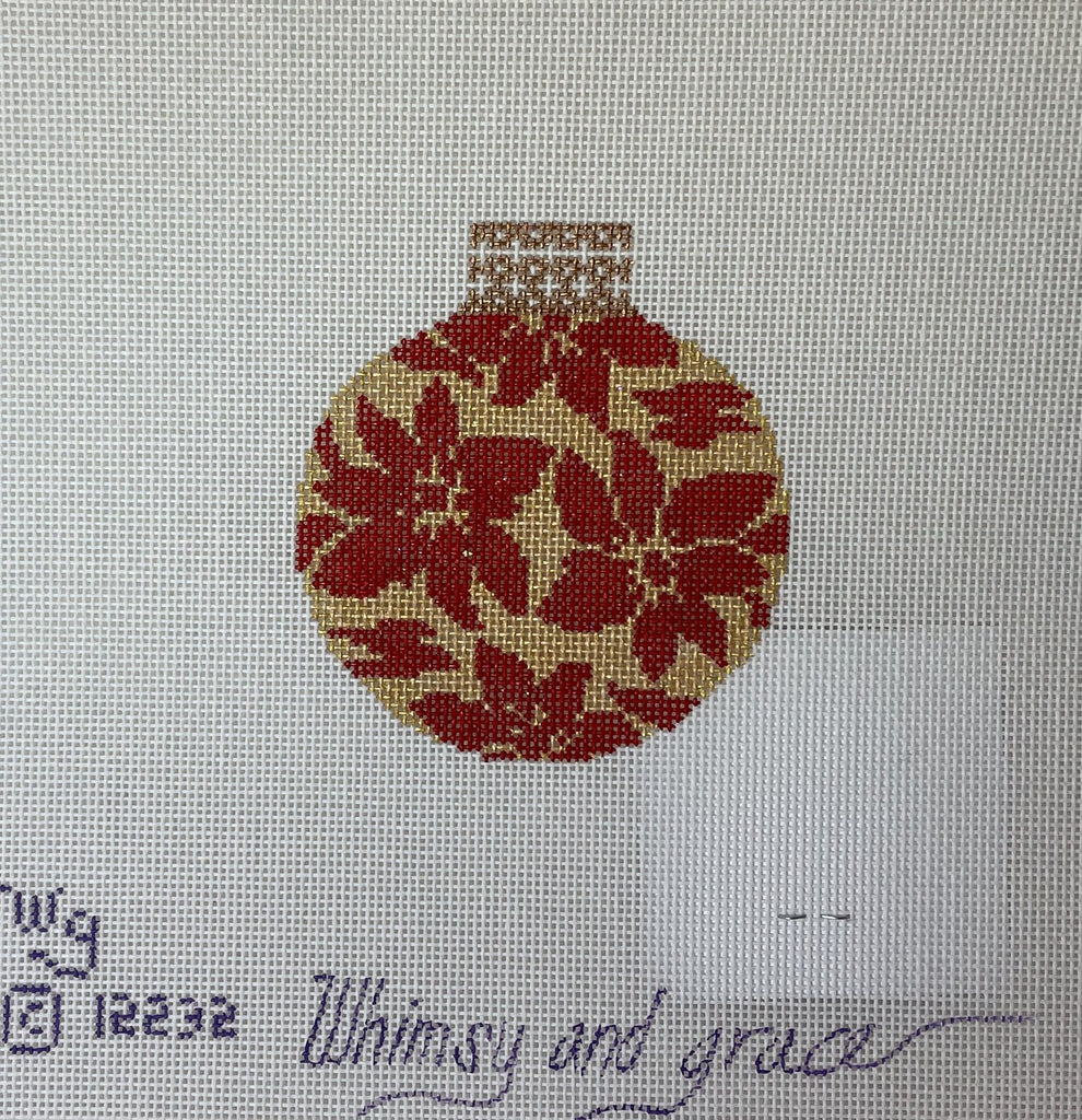 Whimsy and Grace Wg12232 Poinsettia Reflection