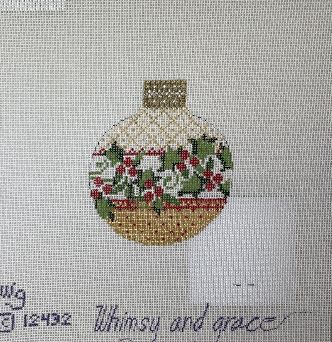 * Whimsy and Grace Wg12432 Antique Holly Reflection- 13ct