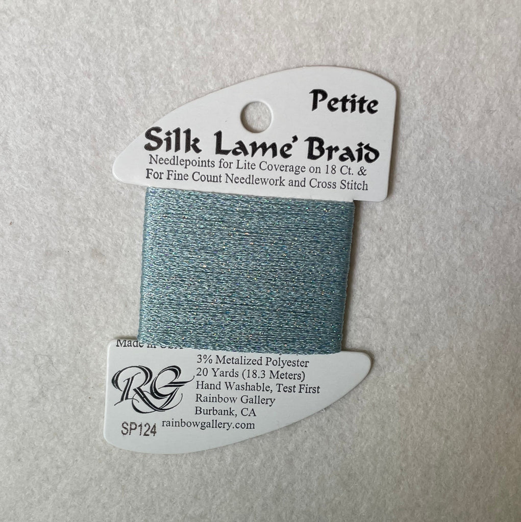 Petite Silk Lame Braid SP124 Blue Glow