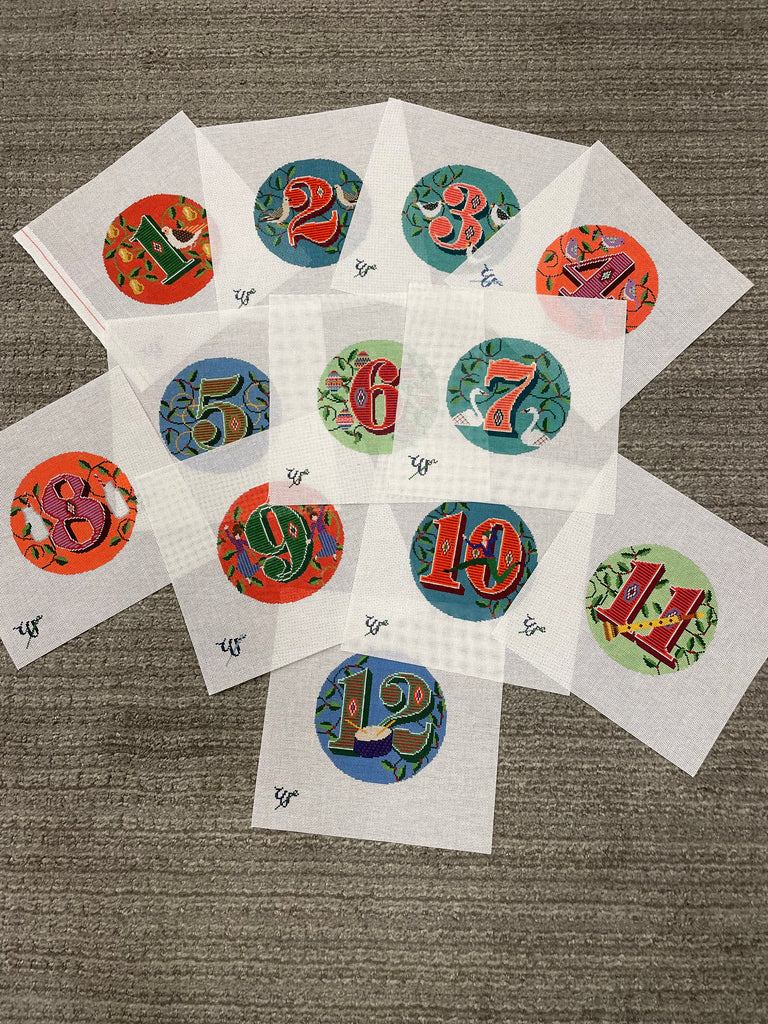 * Wipstitch Needleworks 12 Days of Christmas (sold as a set) with Stitch Guide