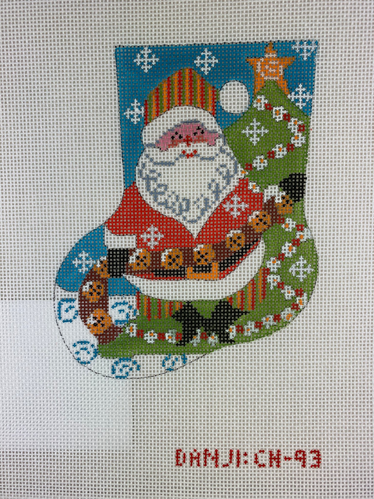 * Danji Designs CH93 Jingle Bell Santa Mini Stocking