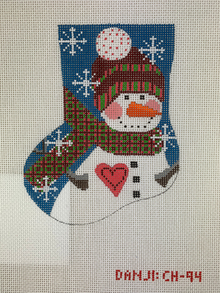 * Danji Designs CH94 Snowman Mini Stocking