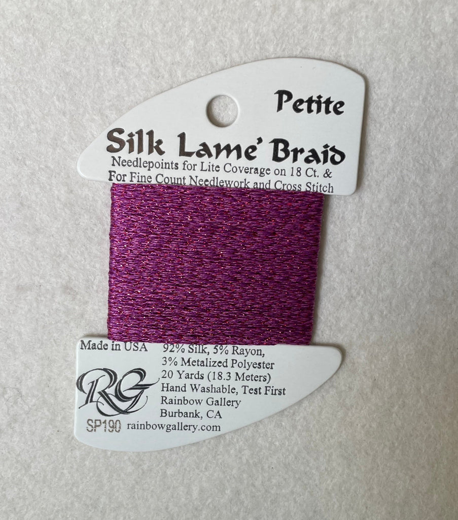 Petite Silk Lame Braid SP190 Purple Orchid