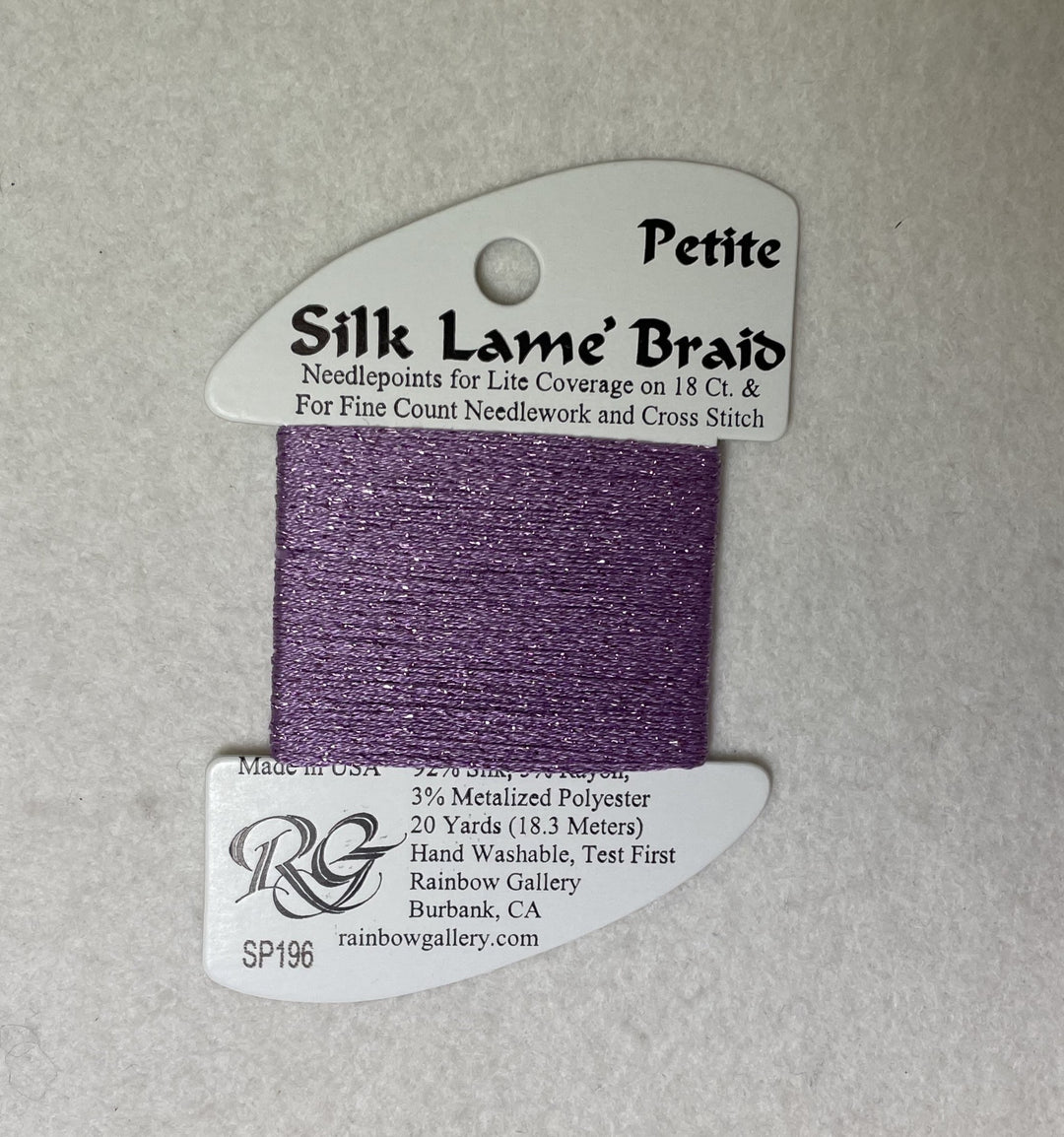 Petite Silk Lame Braid SP196 Orchid Mist