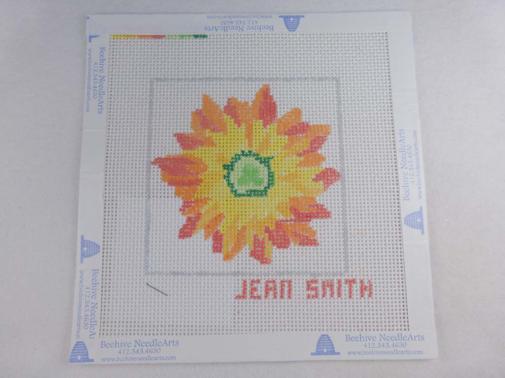 Jean Smith's Design 118C-1 Floral Friends Coaster 1
