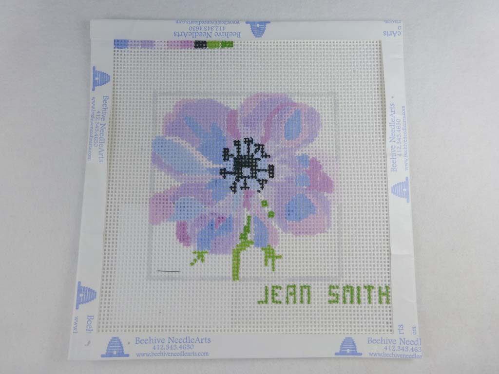 Jean Smith's Design 139A4 Purple Anemone
