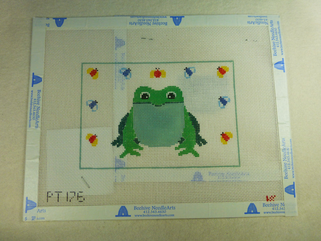 Kathy Schenkel Designs, LLC. PT176 Frog Tooth Fairy Pillow