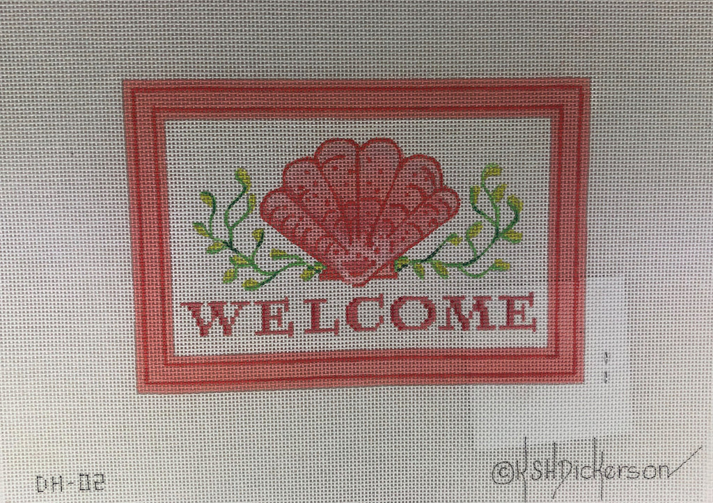Kate Dickerson Needlepoint DH-02 Welcome