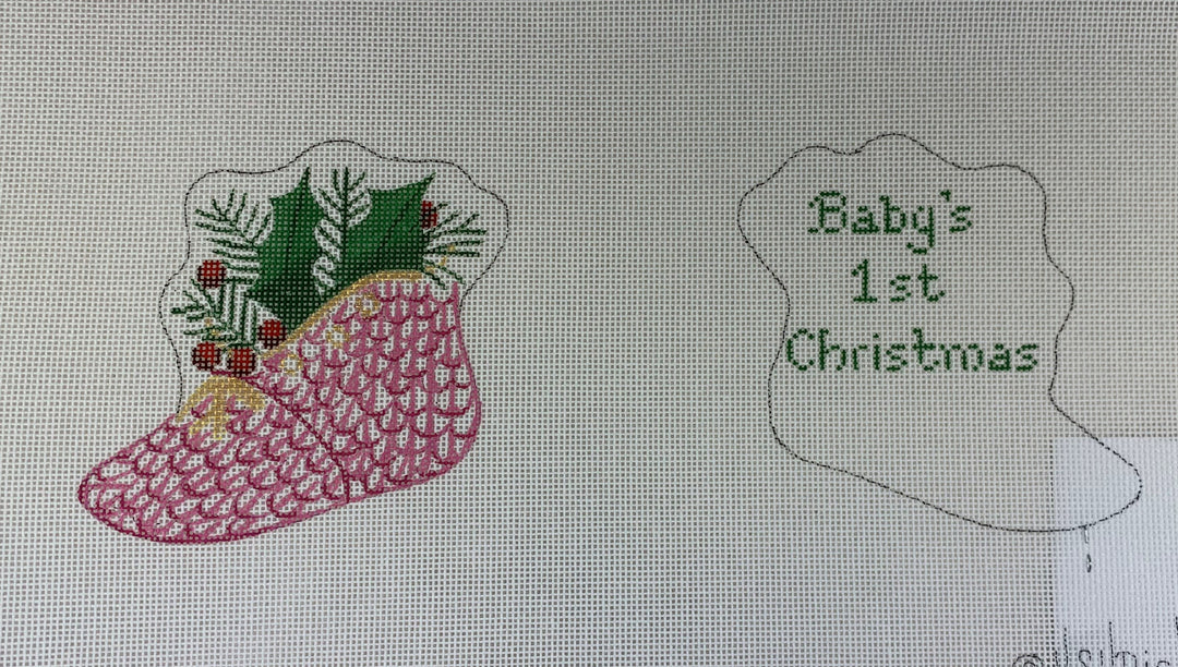 Kate Dickerson Needlepoint PL- 83 Baby Door Hanger