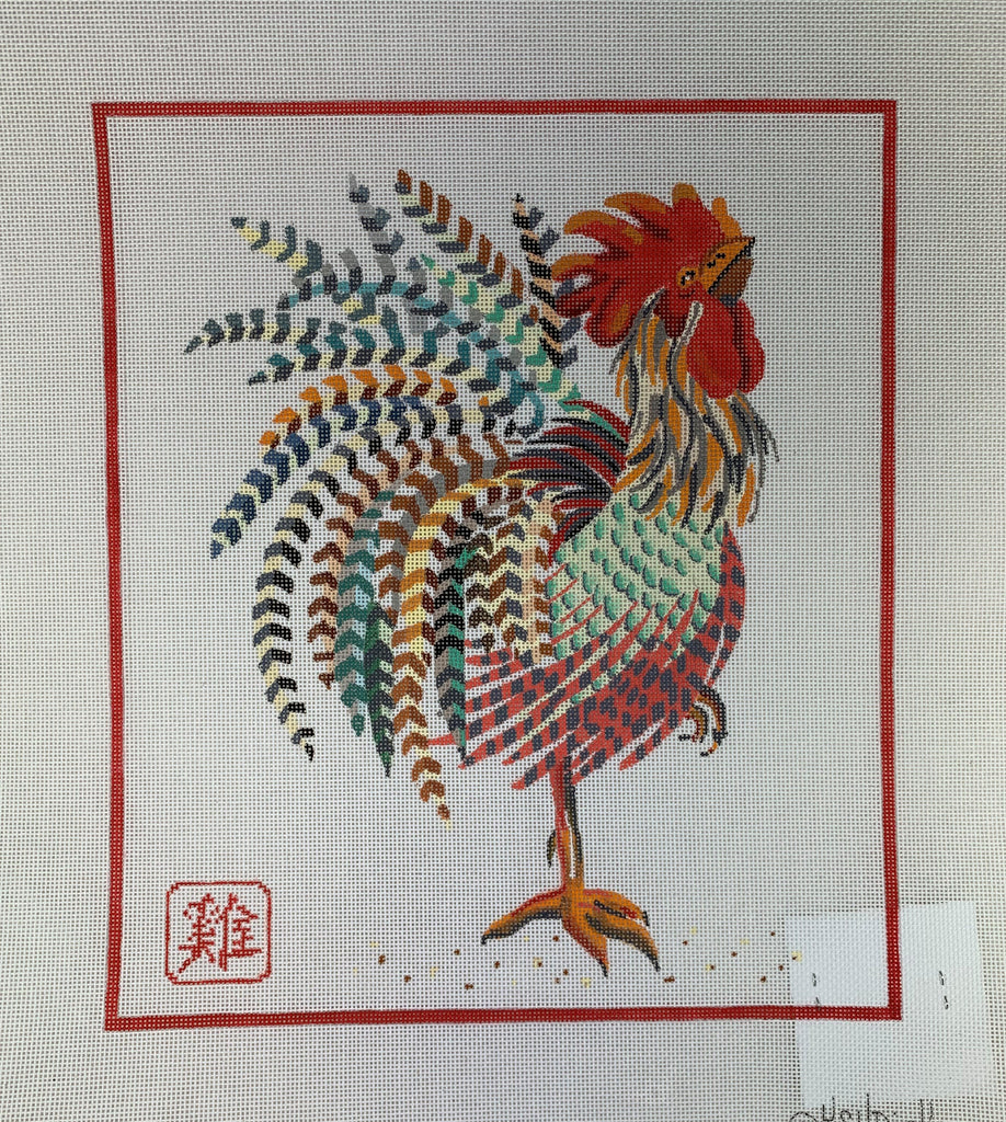 Kate Dickerson 214 Rooster Painting