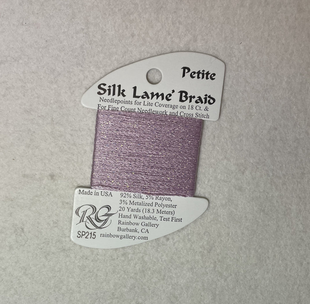 Petite Silk Lame Braid SP215 Soft Amethyst