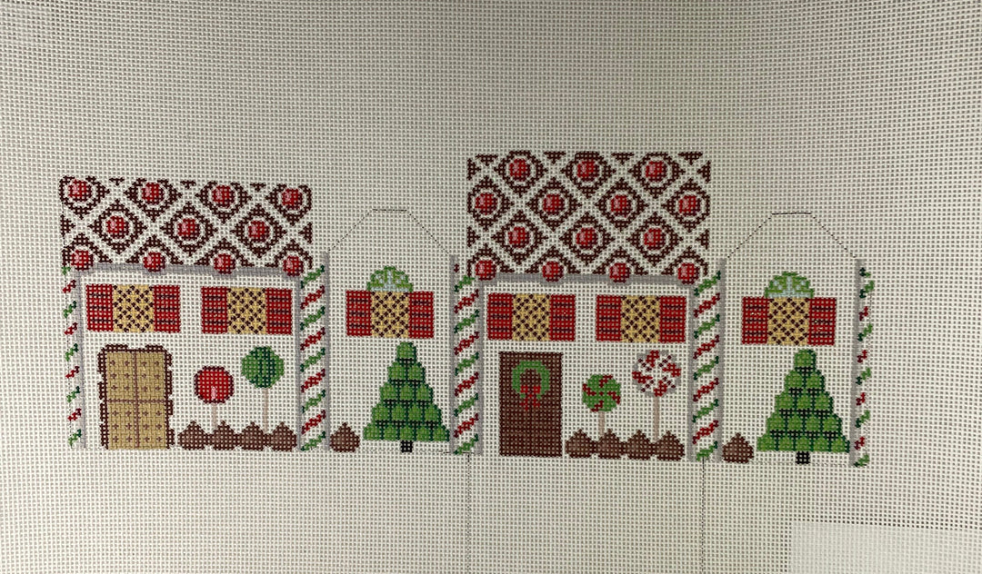 * Susan Roberts Needlepoint 0221-18 Black Forest 3D Gingerbread House