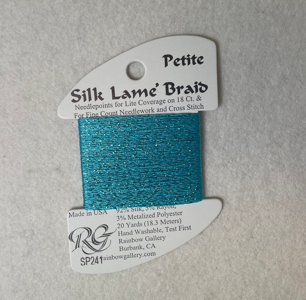 Petite Silk Lame Braid SP241 Scuba Blue