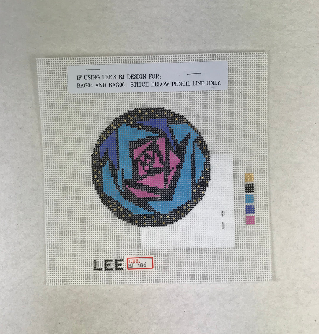 * SALE- Lee's Needle Arts BJ186 Modern Rose