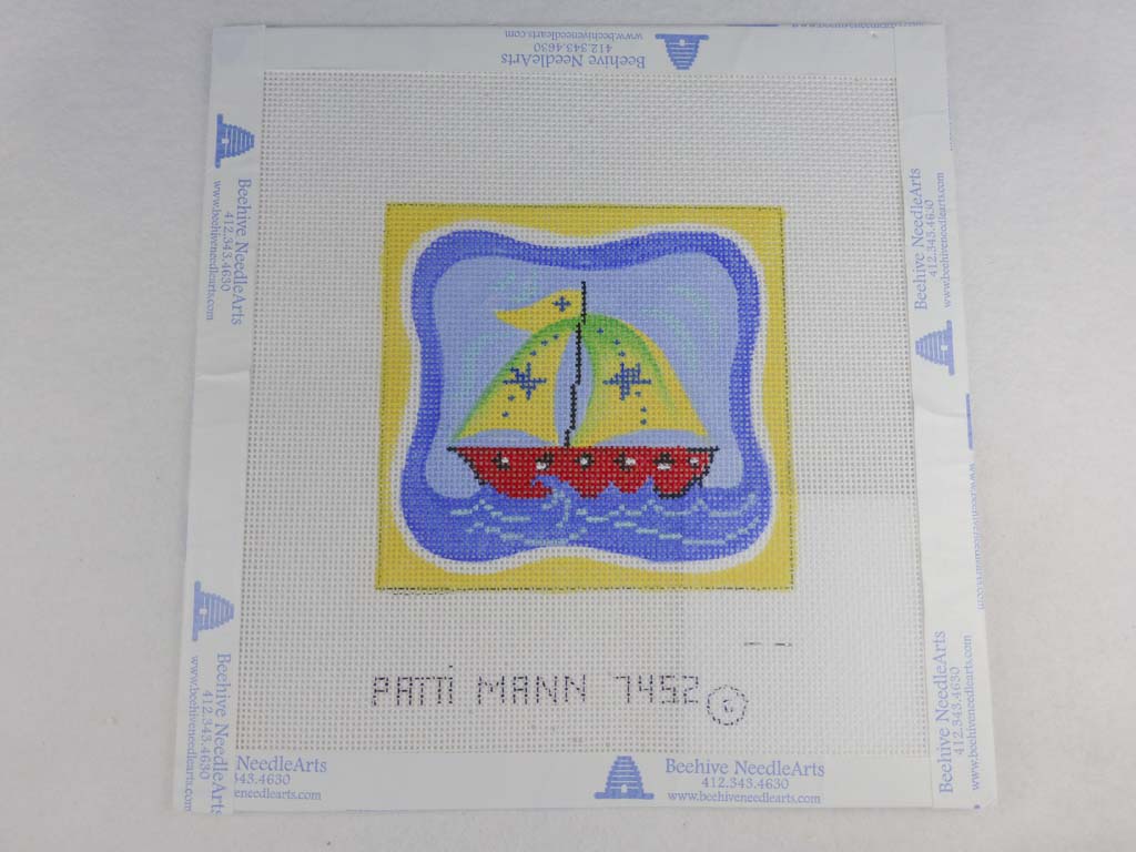 * Patti Mann Designs 7452GB Mini Sailboat with Stars