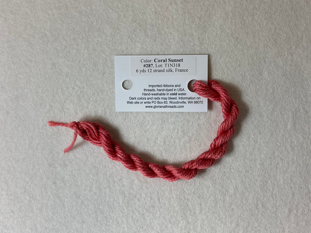 Gloriana Silk Floss 287 Coral Sunset