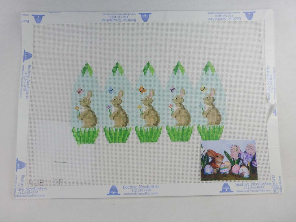 Susan Roberts Needlepoint Design 0428 Bunnies & Butterflies