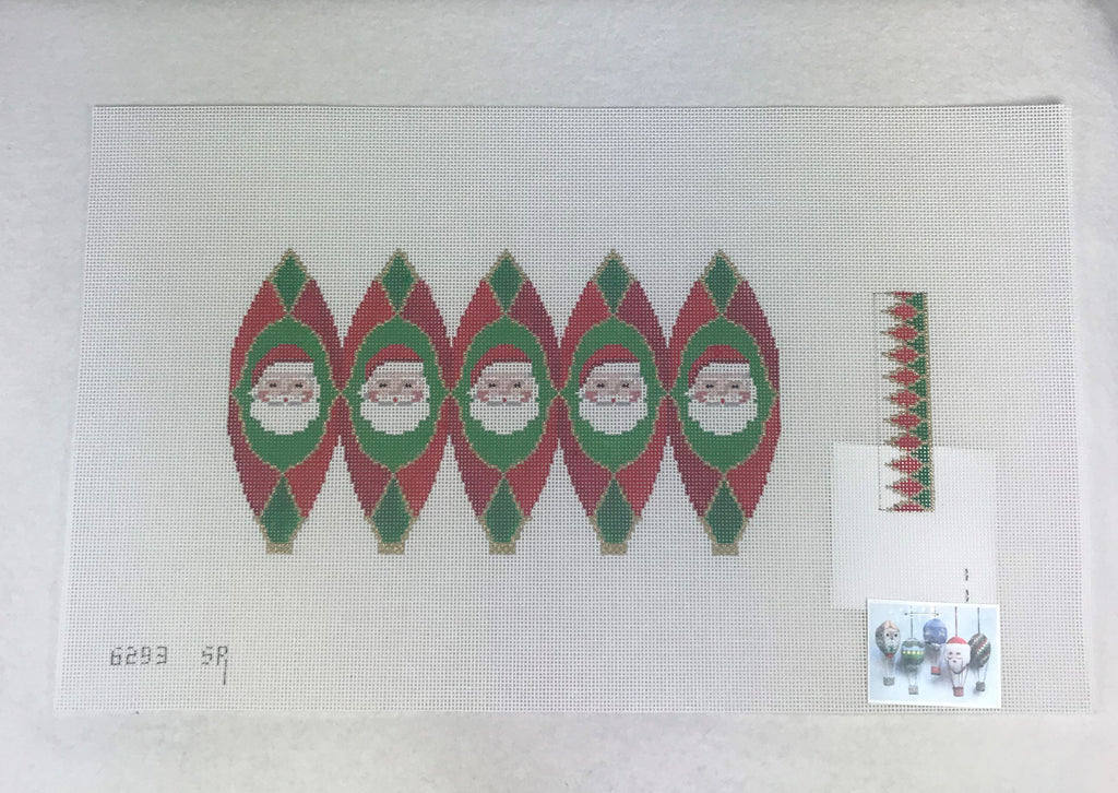 Susan Roberts Needlepoint Designs 6293 Santa Face Hot Air Ballon