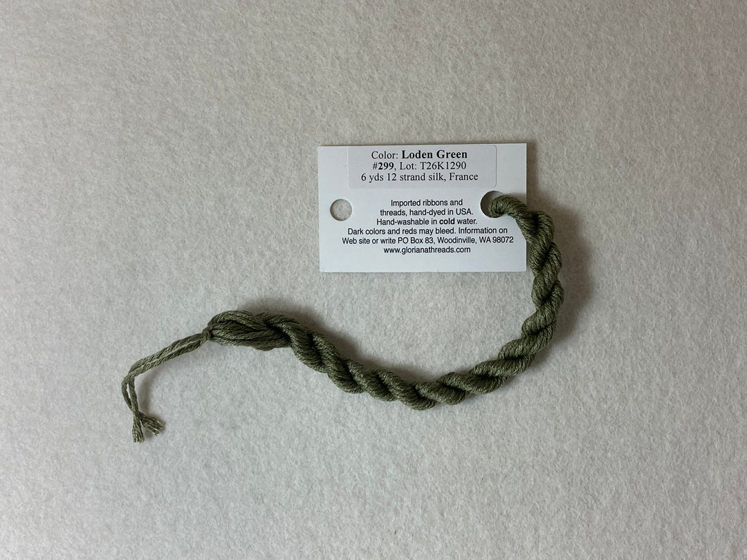 Gloriana Silk Floss 299 Loden Green