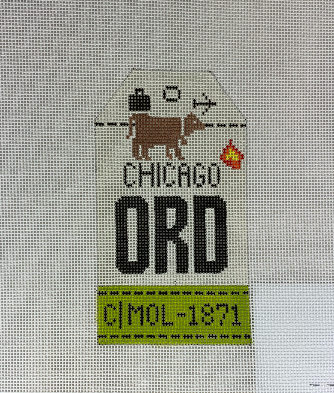 Hedgehog Needlepoint HH1ORD Chicago
