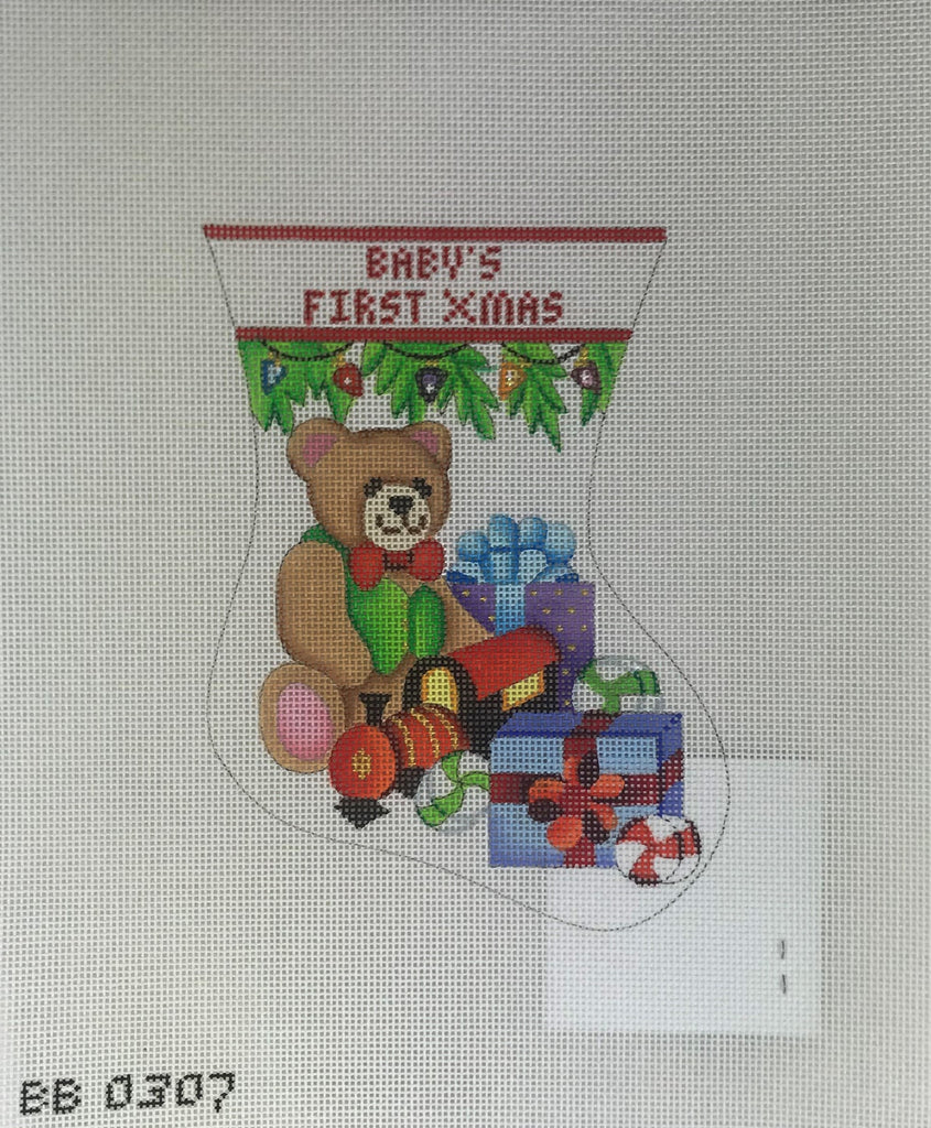 Burnett & Bradley 334 Baby's First Christmas Mini Stocking