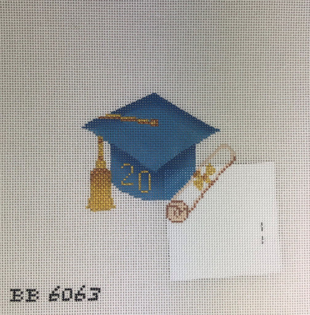 * Burnett & Bradley BB6063 Graduation Cap-Light Blue