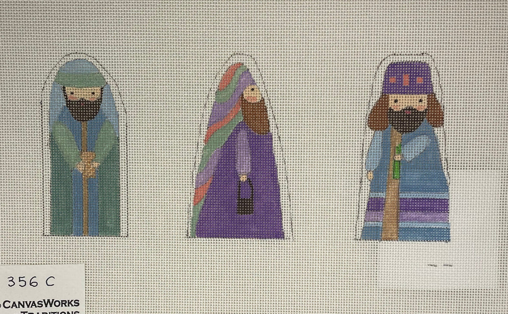 * CanvasWorks Traditions 356C Three Kings Nativity