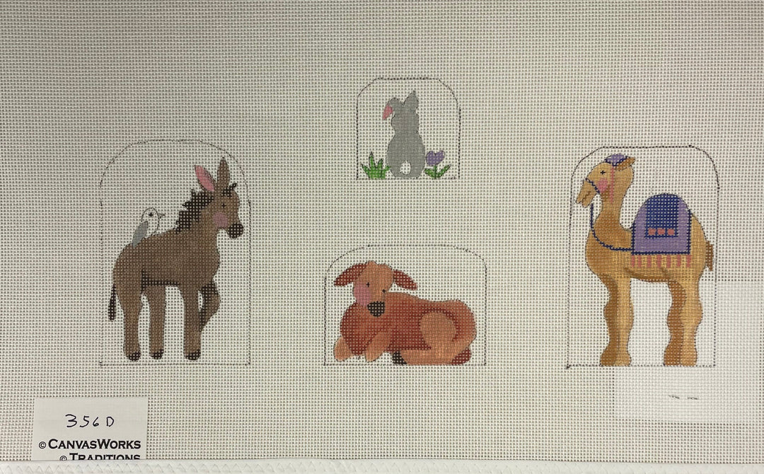 * CanvasWorks Traditions 356D Animals for the Nativity