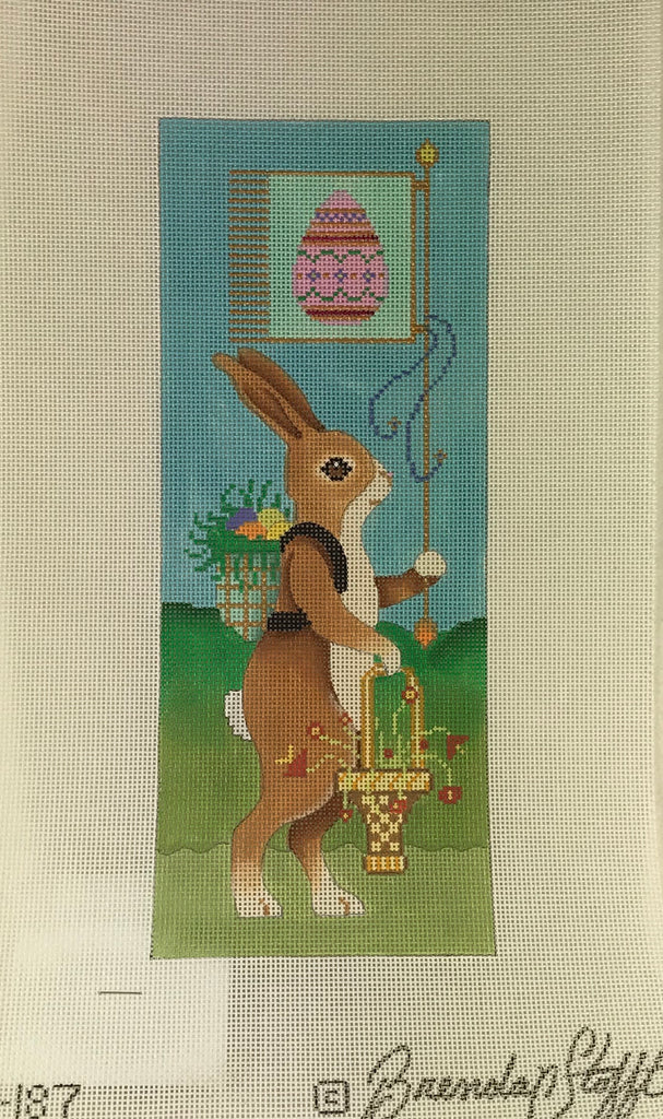 * Brenda Stofft Design B187 Brown Easter Rabbit