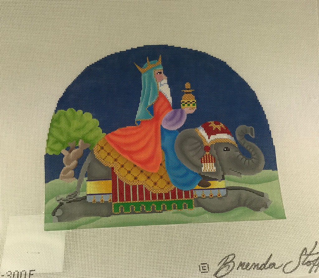 * Brenda Stofft Design B300E Nativity Wise Man on Elephant