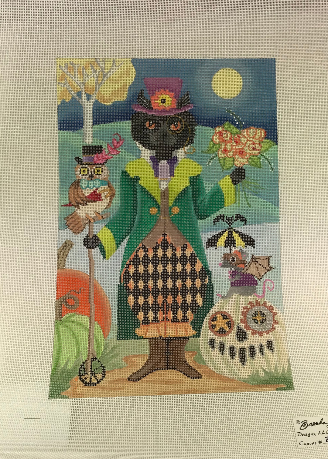 * Brenda Stofft Design B346 Steampunk Cat