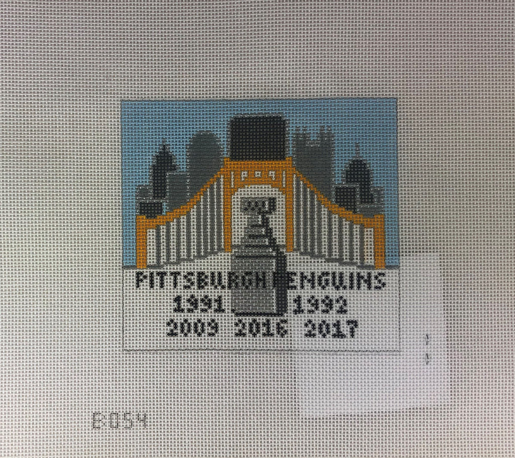 * Lauren Bloch Designs B-054 Pittsburgh Pens Skyline